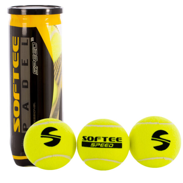 bote 3 pelotas pádel softee speed 1 BOTE 3 PELOTAS PÁDEL SOFTEE SPEED
