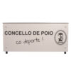 MESA ANOTADORES COMPLETA FENÓLICO 8 MM BLANCO PERSONALIZABLE