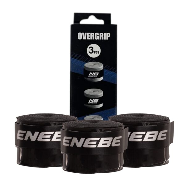 pack de 3 overgrips lisos enebe negro PACK DE 3 OVERGRIPS LISOS ENEBE