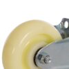RUEDA DE NYLON FIJA CON ESTRUCTURA METÁLICA