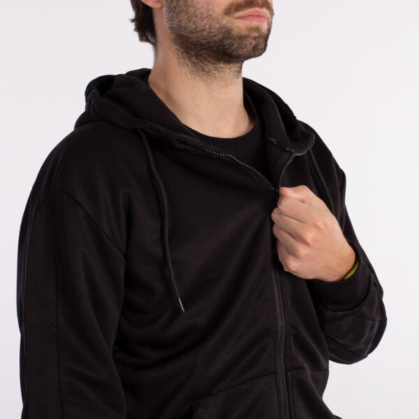 chaqueta cremallera softee elegant adulto negro 2 CHAQUETA CREMALLERA SOFTEE ELEGANT ADULTO