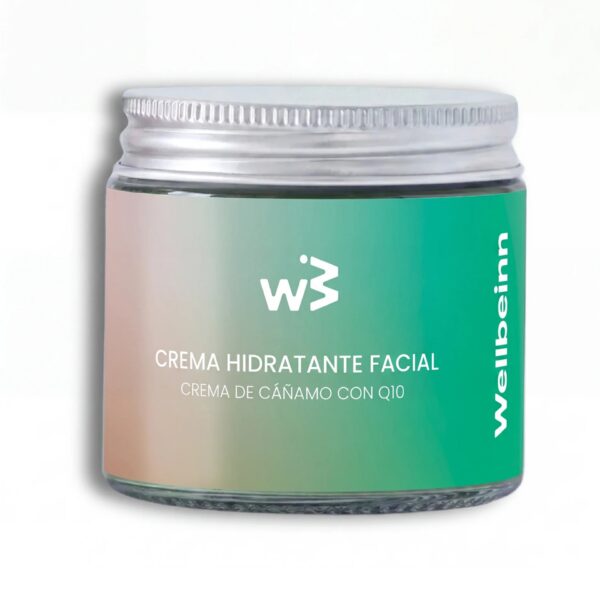 CREMA FACIAL CÁÑAMO Y Q10