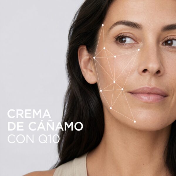 CREMA FACIAL CÁÑAMO Y Q10