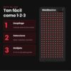 ESTERILLA DE LUZ ROJA - REDINN MAT