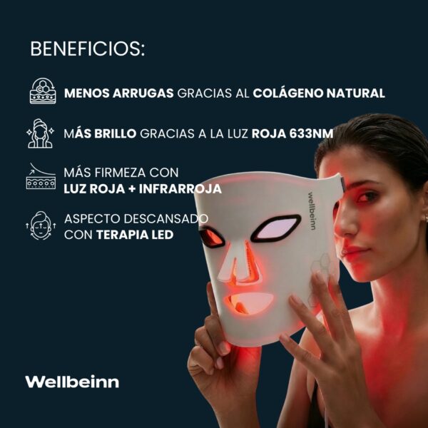 MÁSCARA DE LUZ ROJA - REDINN MASK
