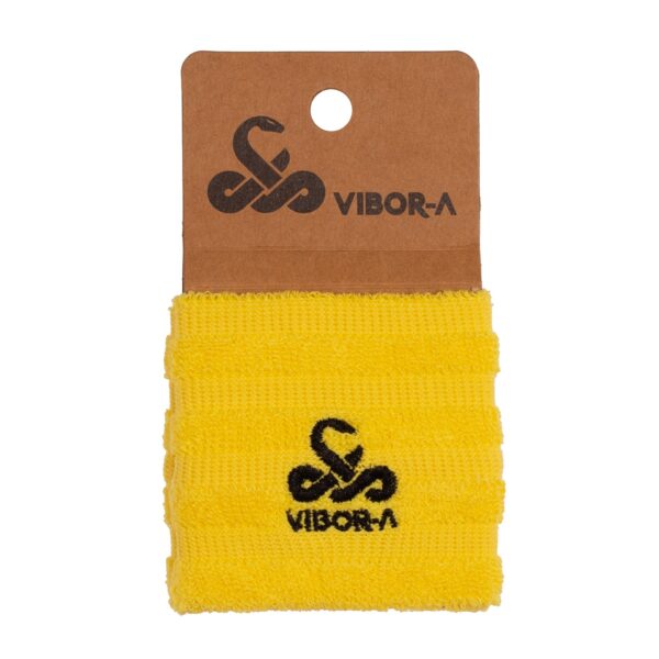 par de muñequeras vibor-a texture amarillo PAR DE MUÑEQUERAS VIBOR-A TEXTURE
