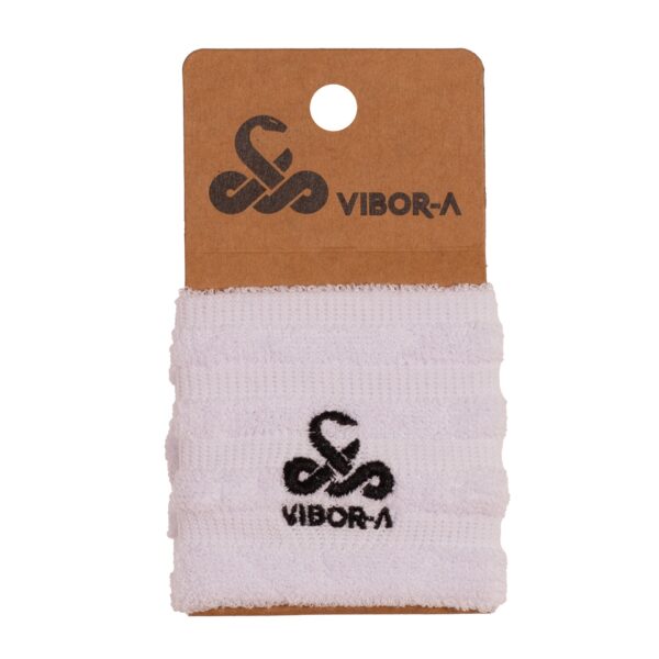 par de muñequeras vibor-a texture blanco PAR DE MUÑEQUERAS VIBOR-A TEXTURE