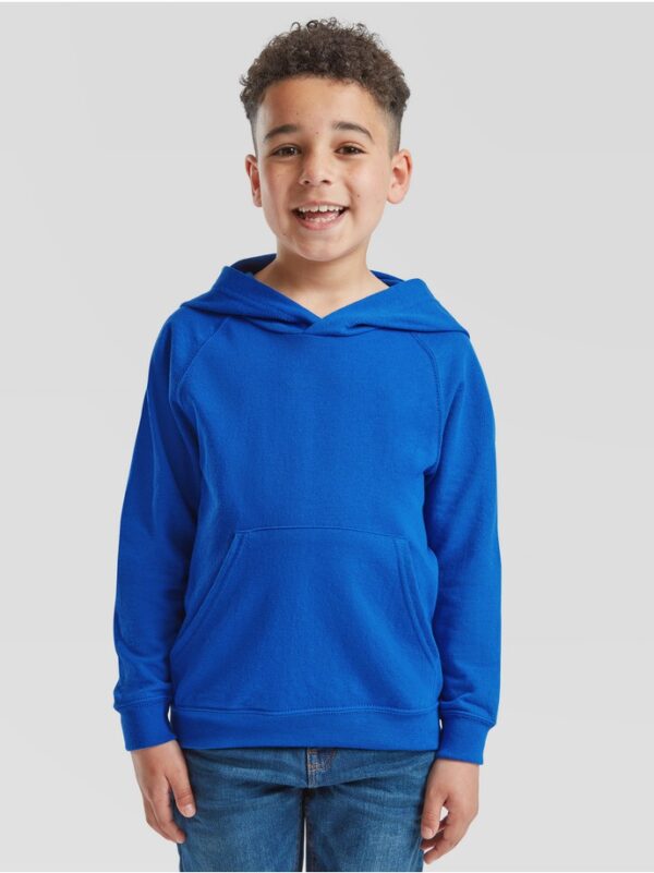 sudadera infantil fruit of the loom lightweight hooded sweat azul 3 SUDADERA INFANTIL FRUIT OF THE LOOM LIGHTWEIGHT HOODED SWEAT