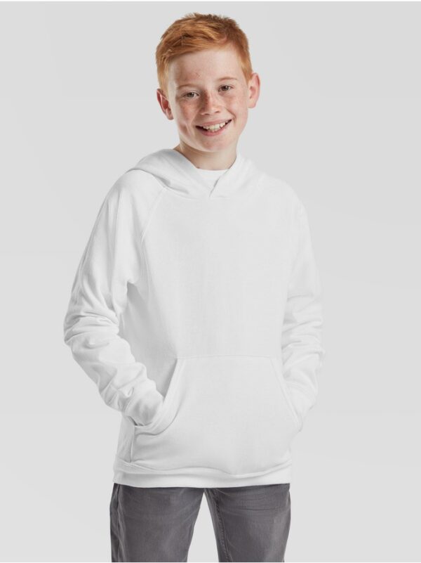 sudadera infantil fruit of the loom lightweight hooded sweat blanco 2 SUDADERA INFANTIL FRUIT OF THE LOOM LIGHTWEIGHT HOODED SWEAT