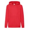sudadera infantil fruit of the loom lightweight hooded sweat rojo 2 SUDADERA INFANTIL FRUIT OF THE LOOM LIGHTWEIGHT HOODED SWEAT