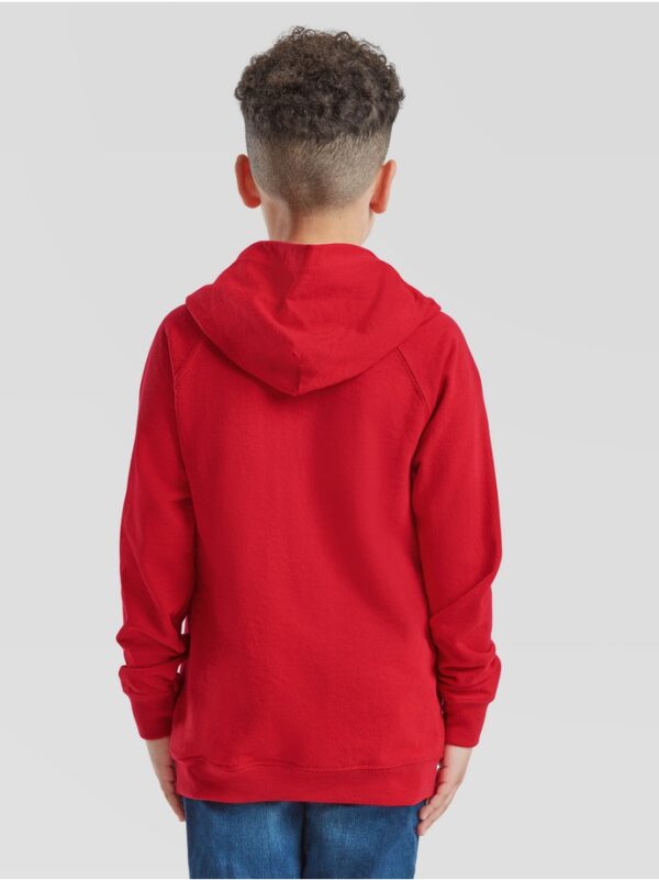 sudadera infantil fruit of the loom lightweight hooded sweat rojo 3 SUDADERA INFANTIL FRUIT OF THE LOOM LIGHTWEIGHT HOODED SWEAT